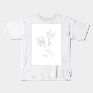 Plant, flower. Watercolor, art decoration, sketch. Illustration hand drawn modern painting Kids T-Shirt